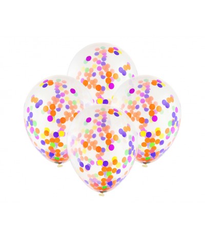 G.Zestaw 4 balonów z konfetti