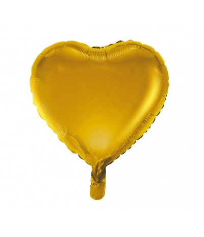 G.Balon foliowy Serce matowe złote