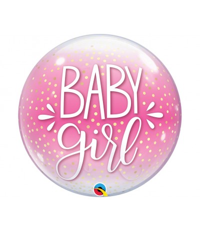 G.Balon foliowy 22" QL Baby Girl