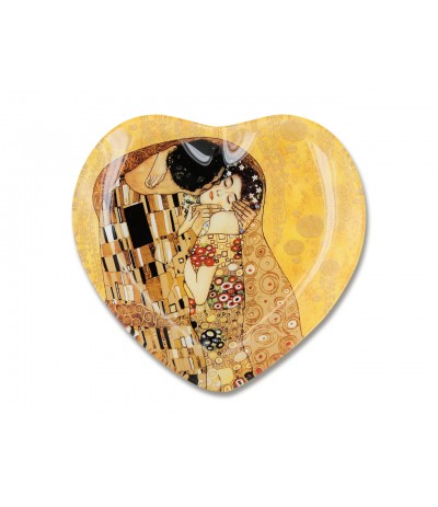 H.Gustav Klimt- talerz szklany - The Kiss