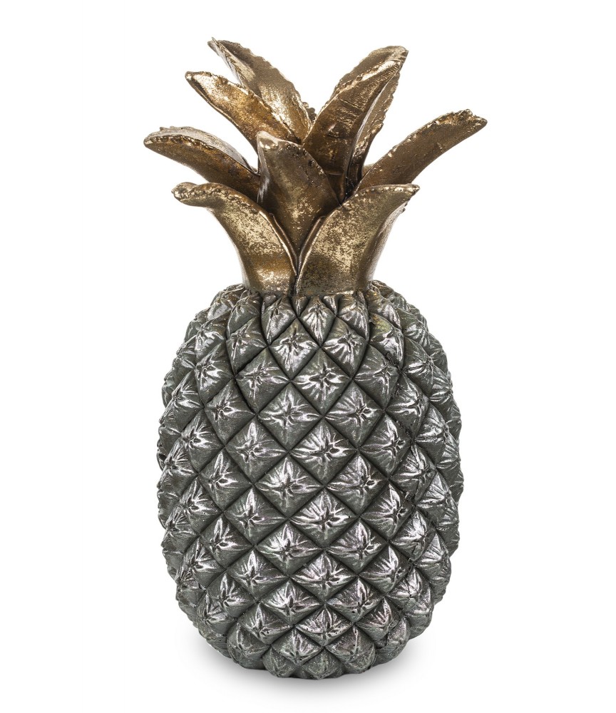 A.P.Figurka Ananasa szaro-zloty