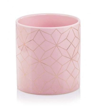 P.Barcelona Osłonka ceramiczna Cylinder Pink&Gold
