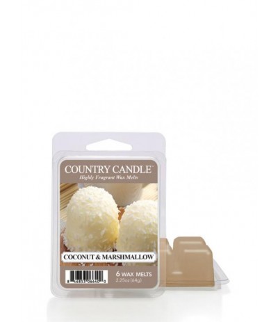 Country Candle Coconut & Marshmallow Wosk 64g