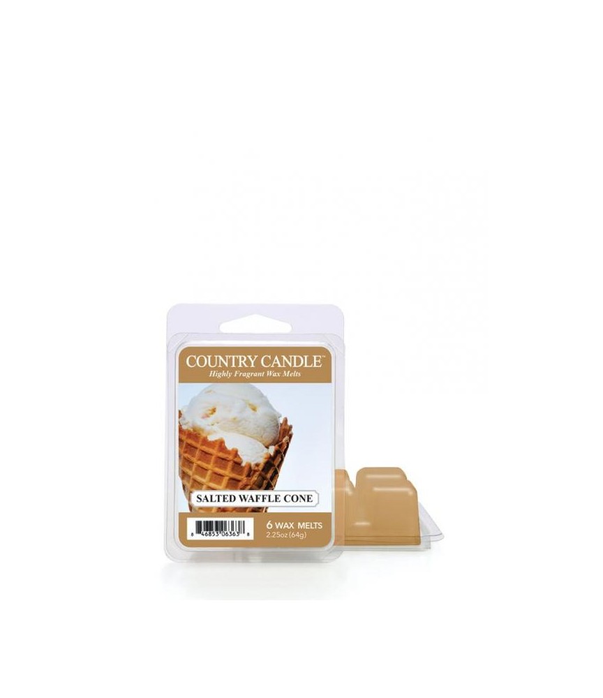 Country  Candle Salted Waffle Cone Wosk 64g