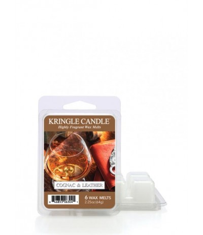 Kringle Candle wosk 64g Cognac & Leather