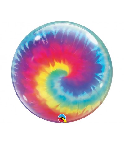 G.Balon foliowy 22" Bubble Tie Dye Swirls