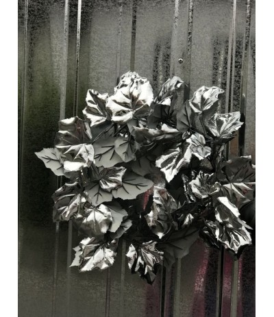 Sztuczny liść bluszczu srebro