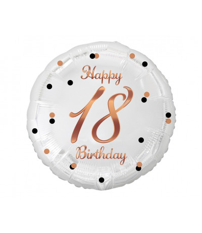 G.Balon foliowy B&C Happy Birthday 18"