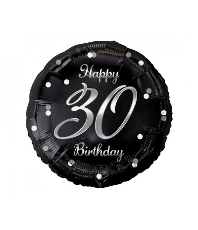 G.Balon foliowy B&C Happy 30 Birthday 18''