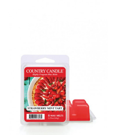Country Candle Wosk zapachowy Strawberry Mint Tart 64g