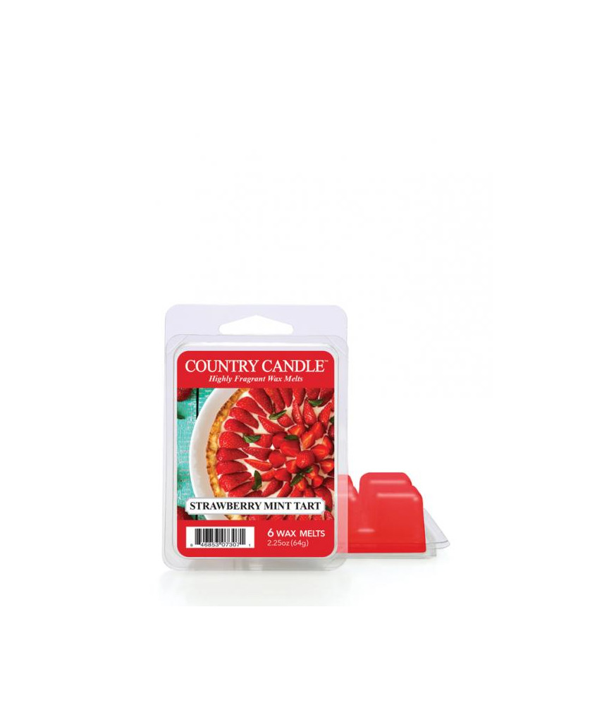 Country Candle Wosk zapachowy Strawberry Mint Tart 64g