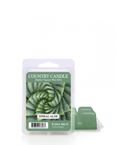 Country Candle Wosk zapachowy Spiral Aloe 64g