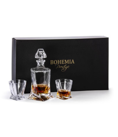 Bohemia Prestige Quadro Zestaw do Whisky 1+6