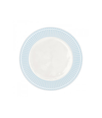 GreenGate Alice niebieski Porcelanowy talerz śniadaniowy