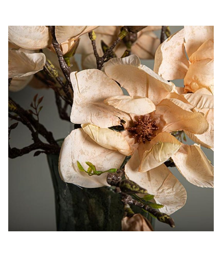 PTMD Magnolia Flower z pączkami sztuczna