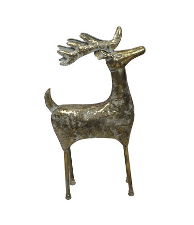 DIJK Statue Deer Figurka Jelenia metal