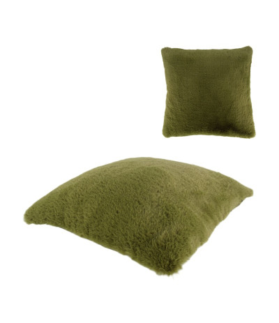 DIJK Cushion fur poduszka zieleń 45cm