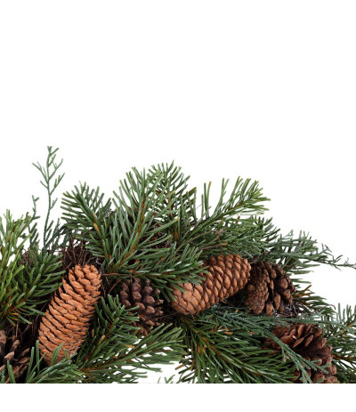 PTMD Wreath Green Pine Sztuczny wianek z szyszkami