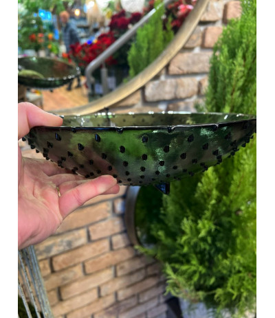 DIJK Bowl recycled 100% Misa szkło zieleń