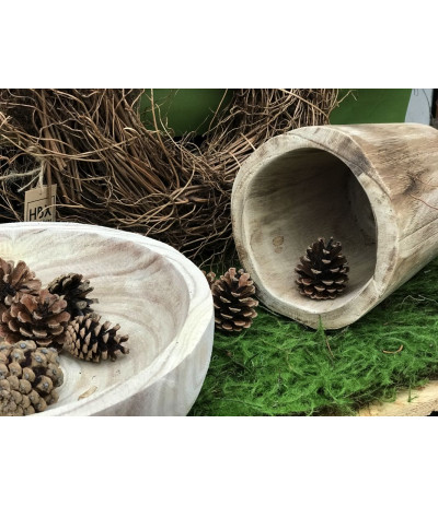 DIJK Bowl wood Misa drewniana Natural 33cm