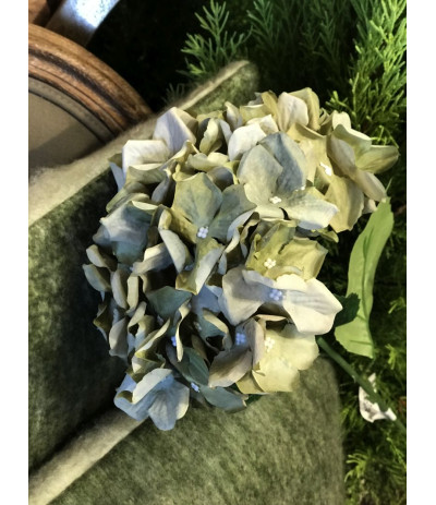 DIJK Flower hydrangea Sztuczna hortensja zielona 77 cm