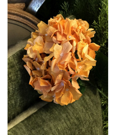 DIJK Flower Hydrangea Sztuczna hortensja Żółta 77cm