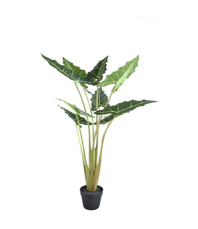 PTMD Leaves Plant green sztuczna alocasia w donicy