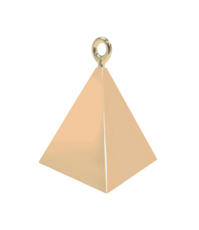 G.Ciężarek do balonów Piramida Różowo-złota 110g